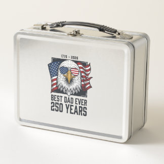 Lunch Box Meilleur Papa de tous les temps 250 Ans Patriotiqu