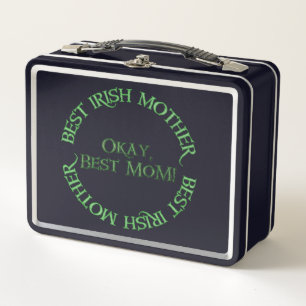 Lunch Box Meilleure boîte noire mère irlandaise