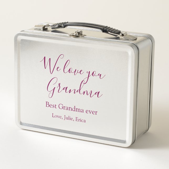 Lunch Box meilleure grand-mère toujours grands-parents cadea (Devant)