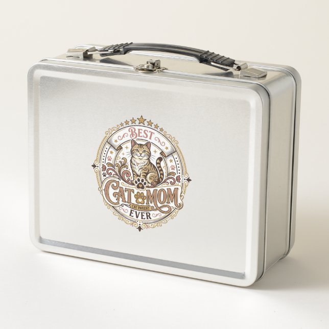 Lunch Box Meilleure Maman de Chat Jamais Maman de Chat Papa  (Devant)