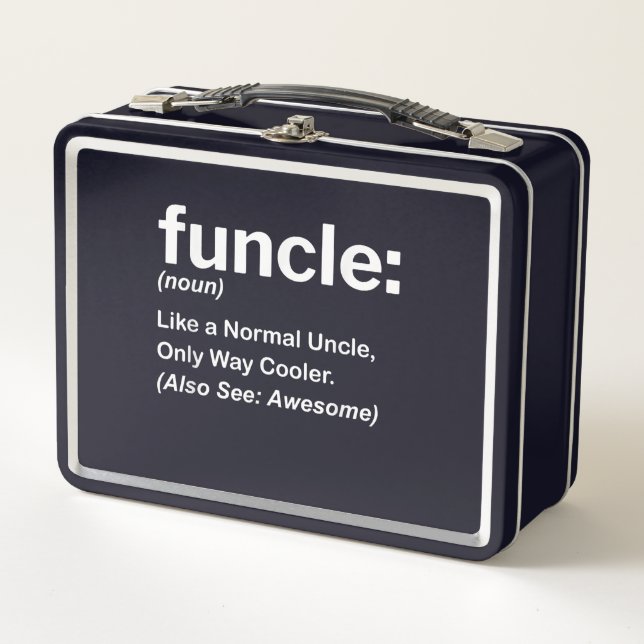 Lunch Box Mens Funny Uncle Shirt Mens Funcle Définition du p (Devant)