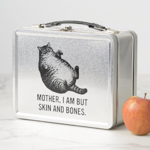Lunch Box Mère de chat, je ne suis que peau et os pour amour