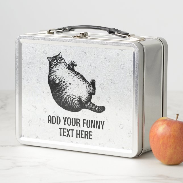 Lunch Box Mère de chat, je ne suis que peau et os pour l'ama (En situation)