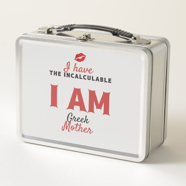 Lunch Box Mère grecque Drôle Porte - bloc design (Devant)