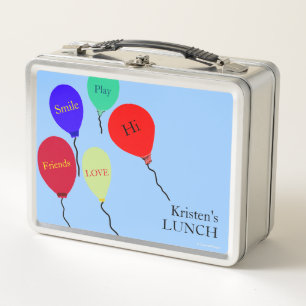 Lunch Box Messages Enfants Ballons Colorés