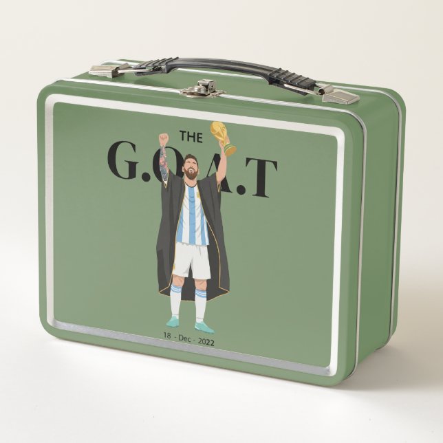 Lunch Box Messi champion du Monde  (Devant)