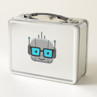 Lunch Box Metal Lunchbox: Pack Your Tech with 844-AI-NERDS
