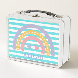 Lunch Box Mignon Amusant Kawaii Arc-en-ciel Aquamarine Rayur