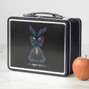 Lunch Box Mignonne lapin aux yeux de lumière dans Yoga Pose