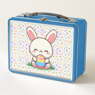 Lunch Box Mignonne lapin de printemps/Pâques avec oeuf