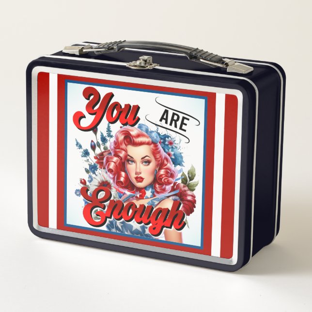 Lunch Box Mignonne Pinup_ Tu en as assez (Devant)