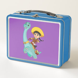 Lunch Box Min & Clover | Joyeux Cowgirl & Brontosaurus Ride