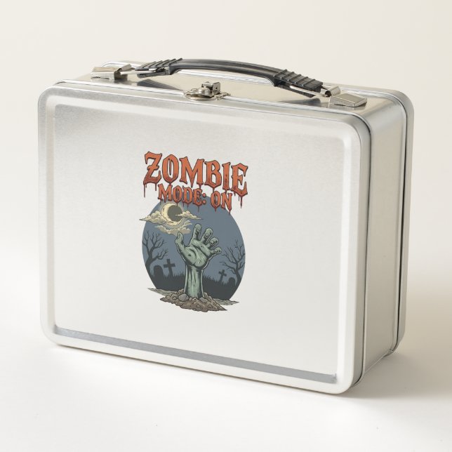 Lunch Box Mode Zombie Halloween Main Lune Cimetière_1 (Devant)