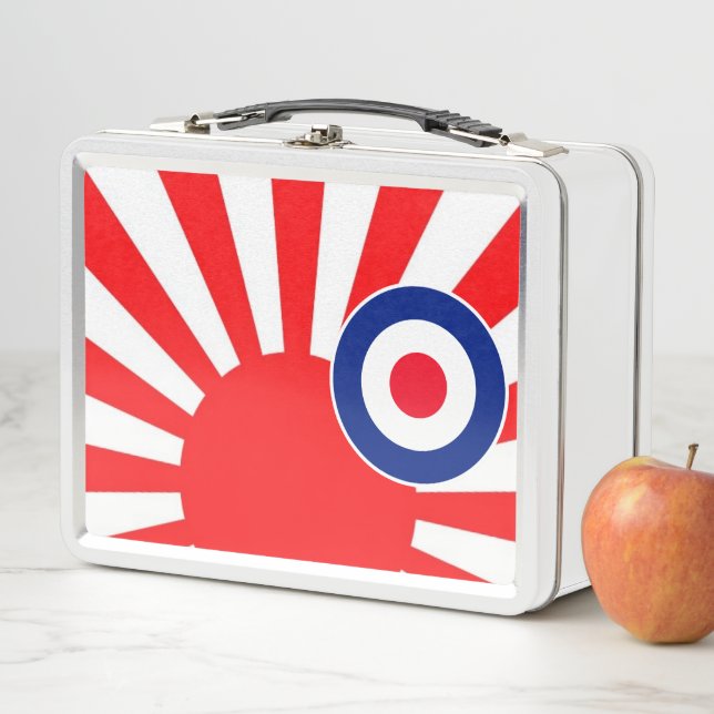 Lunch Box Modèle de Sunburst de Roundel cible MOD (En situation)