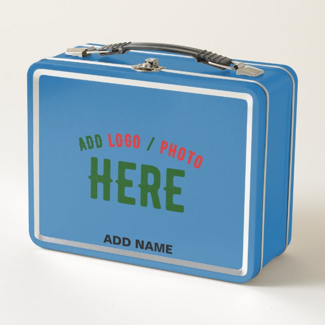 LUNCH BOX MODERNE ET MODERNE CLAIR BLEU VÉRIFIÉ MARQUE (Devant)
