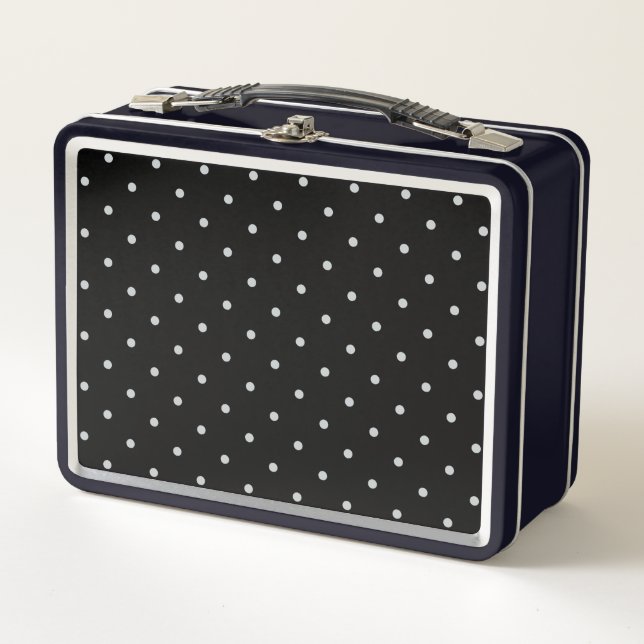 Lunch Box Modifier Pois gris N'importe quelle couleur Clique (Devant)