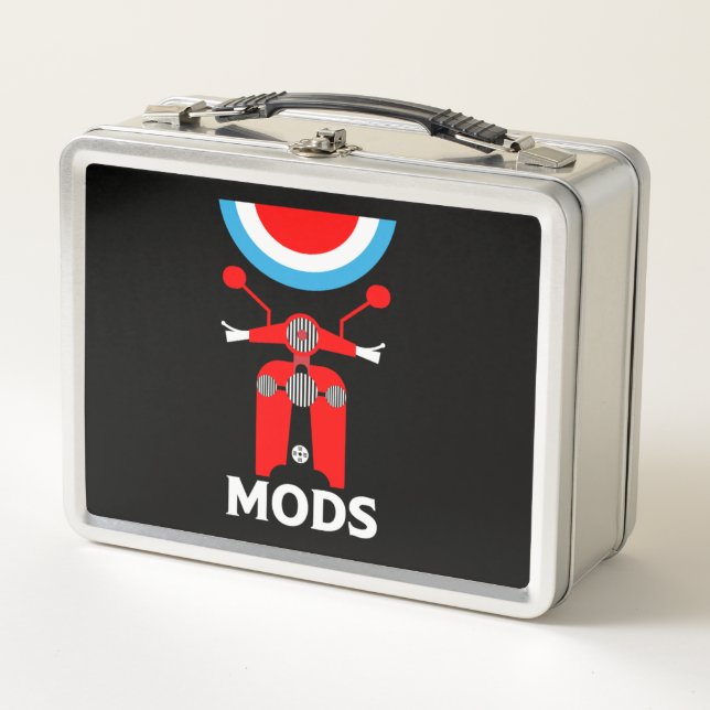 Lunch Box Mods Et Rockers Anglais D'Inspiration vintage (Devant)