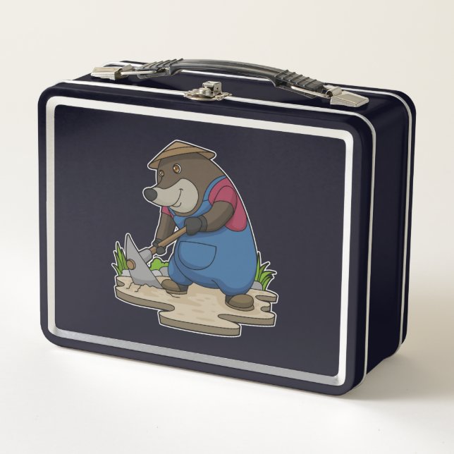 Lunch Box Mole en tant qu'agriculteur (Devant)