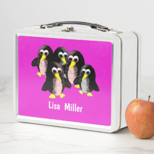 Lunch Box Mon ami le pingouin, Personnalisé pour les enfants