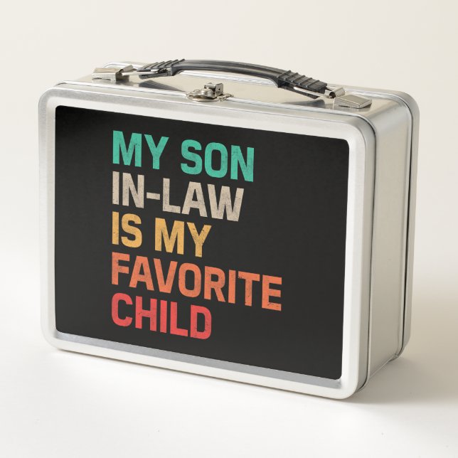 Lunch Box Mon Fils En Droit Est Mon Enfant Préféré (Devant)