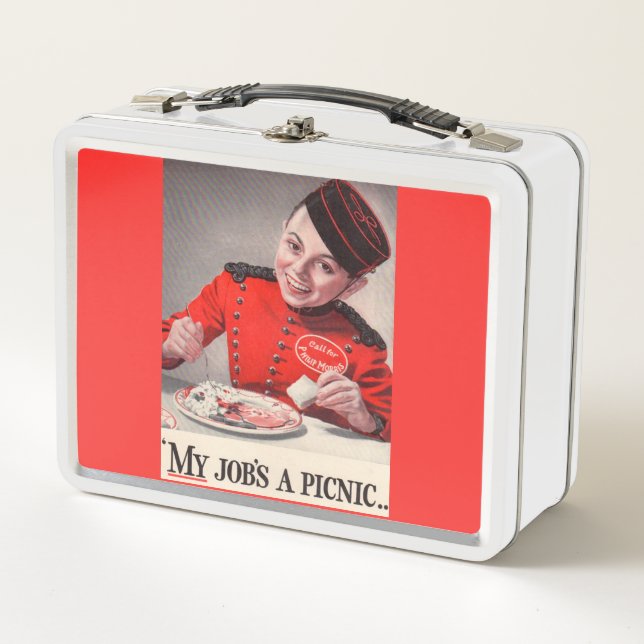 Lunch Box Mon travail est un pique-nique  (Devant)