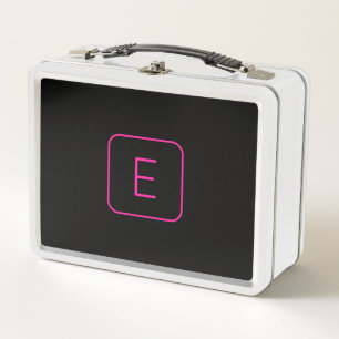 Lunch Box Monogram de Styled Pink & Black