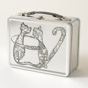 Lunch Box Monogramme de chats d'Balone
