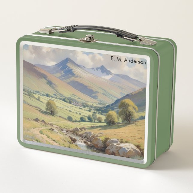 Lunch Box Montagnes Image Paysage Paysage Paysage Personnali (Devant)