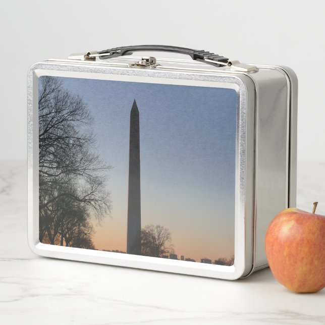 Lunch Box Monument Washington au coucher du soleil à DC (En situation)