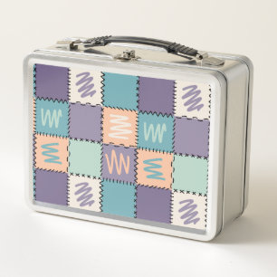 Lunch Box Motif à carreaux coloré et vibrant