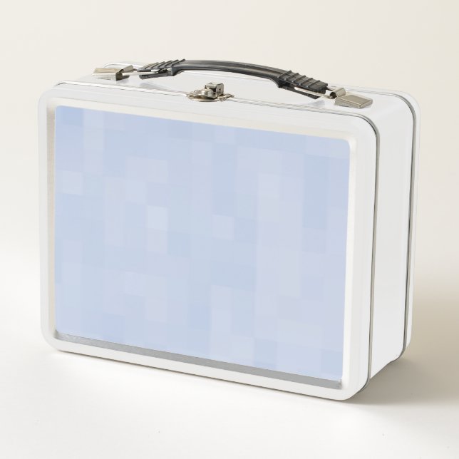 Lunch Box Motif bleu clair - (Devant)