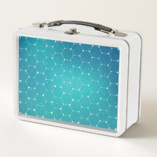 Lunch Box Motif bleu d'ADN de Teal