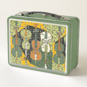 Lunch Box Motif Cello cassé