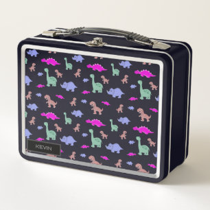 Lunch Box Motif Cute Dinosaur