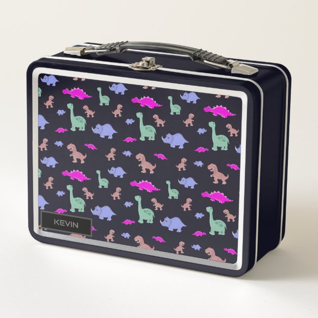 Lunch Box Motif Cute Dinosaur (Devant)