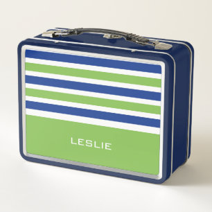 Lunch Box Motif de bandes de nom personnalisé