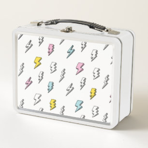 Lunch Box Motif de boulon de foudre à doodle mignon