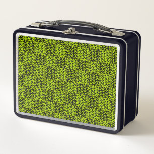 Lunch Box Motif de coeurs de tableau de bord en Lime Green