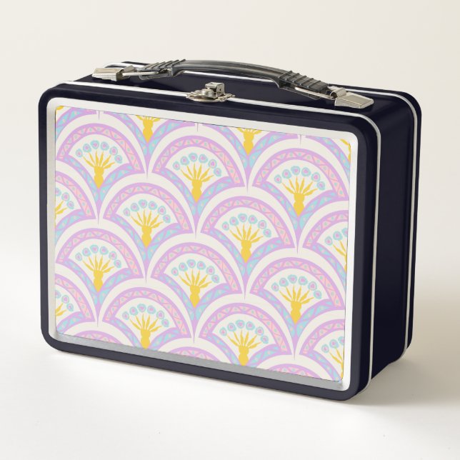 Lunch Box Motif de coquille de couleur pastel (Devant)