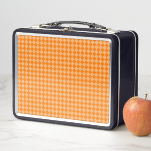 Lunch Box Motif de diamants orange combiné par STaylor