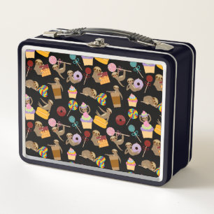 Lunch Box Motif de festins de bonbon à paresse