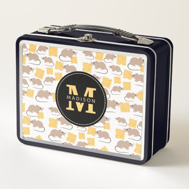 Lunch Box Motif de fromage mignon rongeur de la souris (Devant)