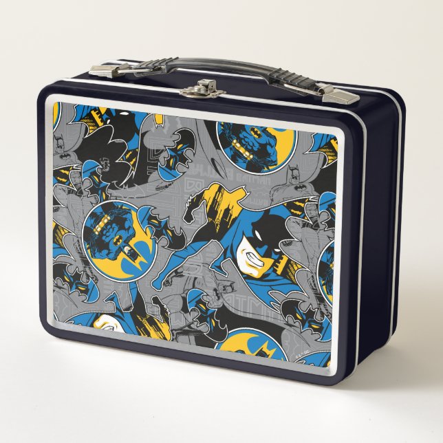 Lunch Box Motif de lancer à fond Batman (Devant)