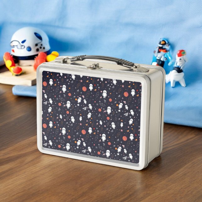 Lunch Box Motif de l'astronaute Doodle (Lunchbox )