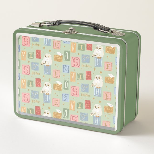 Lunch Box Motif de lettre bloc Hedwig Post (Devant)