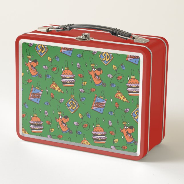 Lunch Box Motif de lumières de snack de vacances de Scooby-D (Devant)