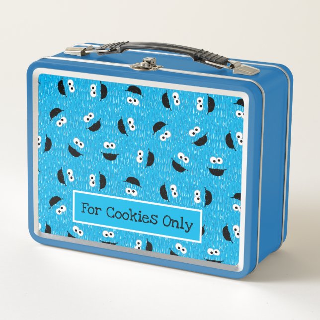 Lunch Box Motif de visage de fourrure de monstre de cookies (Devant)