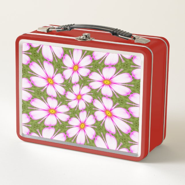Lunch Box Motif Fleurs Cosmos (Devant)