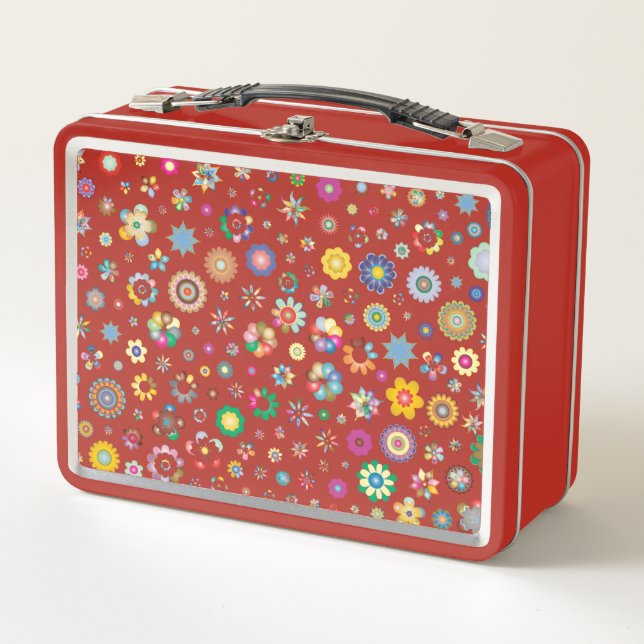 Lunch Box Motif floral (Devant)