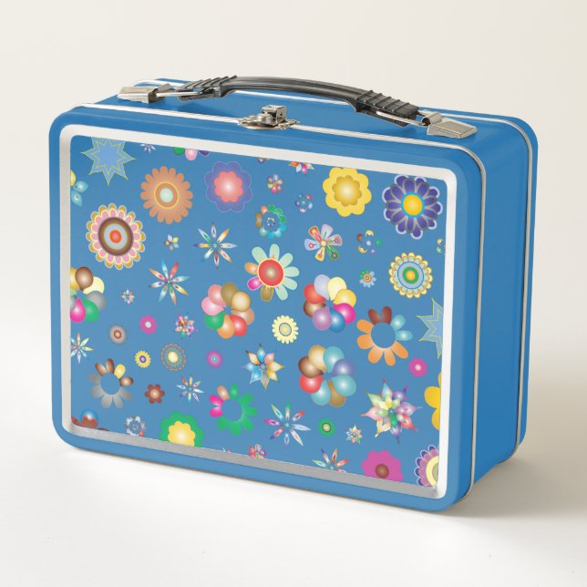 Lunch Box Motif floral (Devant)